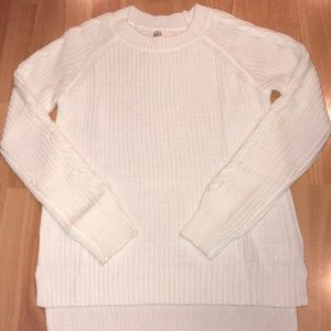 Knitted White Sweater